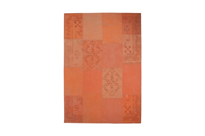 Matte Gesslick Melfe 120x170 cm oransje/Flerfarget - D-Sign - Patchwork tepper
