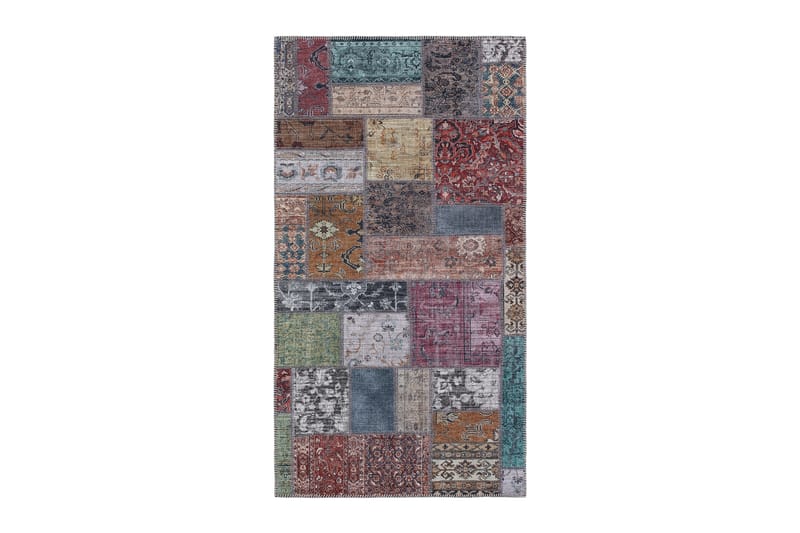Patchham Patchworkmatte 80x150 cm - Flerfarget - Tekstiler & tepper - Teppe & matte - Orientalske tepper - Patchwork tepper