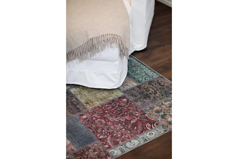 Patchwork Multi 80x300 - Flerfarget - Tekstiler & tepper - Teppe & matte - Orientalske tepper - Patchwork tepper