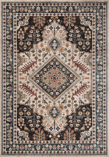 Teppe Yelvi 200x285 cm - blå/beige - Tekstiler & tepper - Teppe & matte - Orientalske tepper - Persisk matte