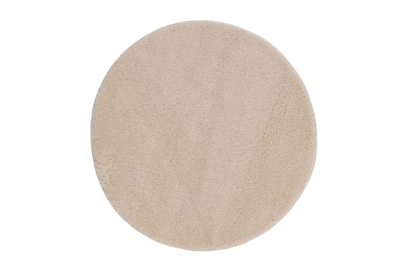 Plain Baderomsteppe 80 cm Rund, Krem