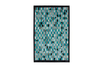 Daleisa Matte 140x200 cm Lær - Blå - Tekstiler & tepper - Teppe & matte - Skinn & pelstepper