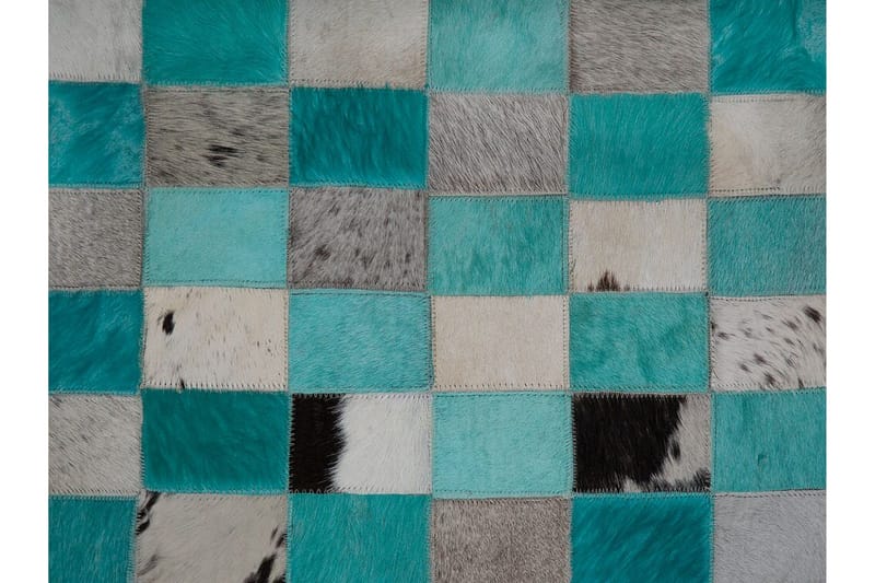 Daleisa Matte 140x200 cm Lær - Blå - Tekstiler & tepper - Teppe & matte - Skinn & pelstepper