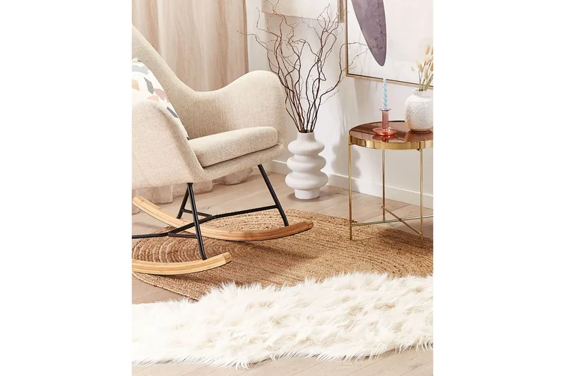 Mamungari Saueskinn 60x180 cm - Beige - Tekstiler & tepper - Teppe & matte - Skinn & pelstepper - Saueskinn