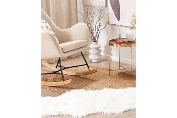 Mamungari Saueskinn 60x180 cm Kvadratisk - Hvit - Tekstiler & tepper - Teppe & matte - Skinn & pelstepper - Saueskinn