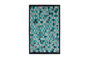 Matte Jaidan 140x200 cm Lær - Blå - Tekstiler & tepper - Teppe & matte - Skinn & pelstepper
