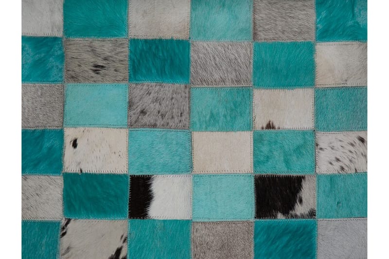 Matte Jaidan 140x200 cm Lær - Blå - Tekstiler & tepper - Teppe & matte - Skinn & pelstepper