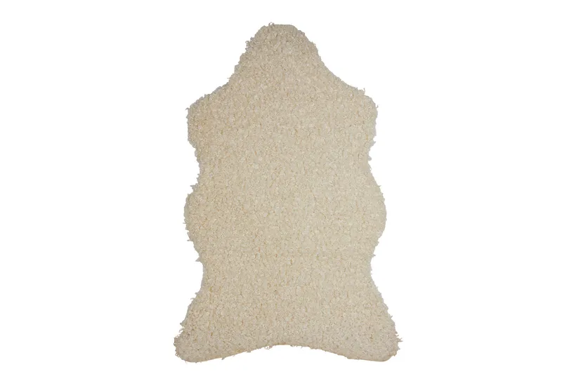 Mahto Fåreskinn 60x110 cm Rektangulært, Offwhite