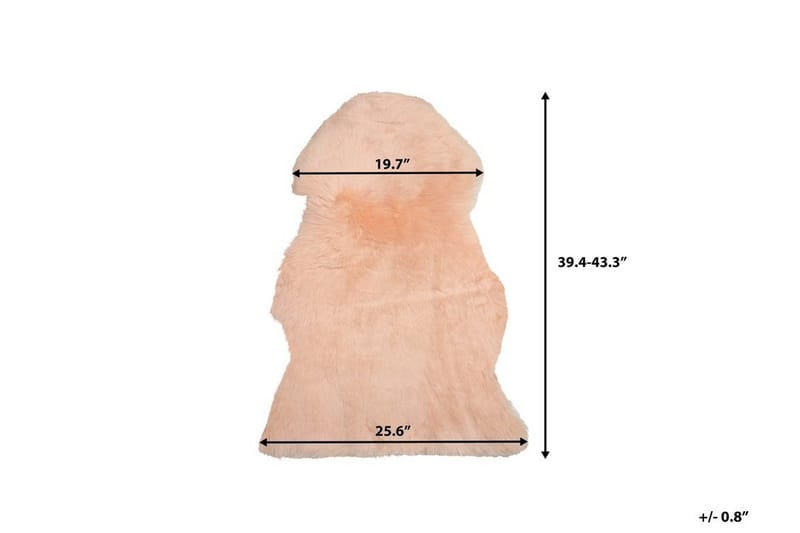 Uluru Saueskinn 65|110 Cm - Grønn - Tekstiler & tepper - Teppe & matte - Skinn & pelstepper - Saueskinn