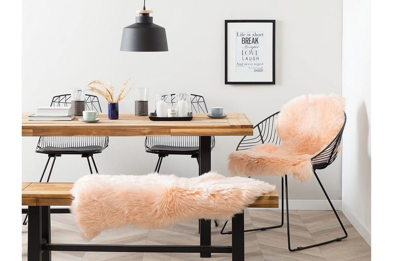 Uluru Saueskinn 65|110 Cm - Grønn - Tekstiler & tepper - Teppe & matte - Skinn & pelstepper - Saueskinn