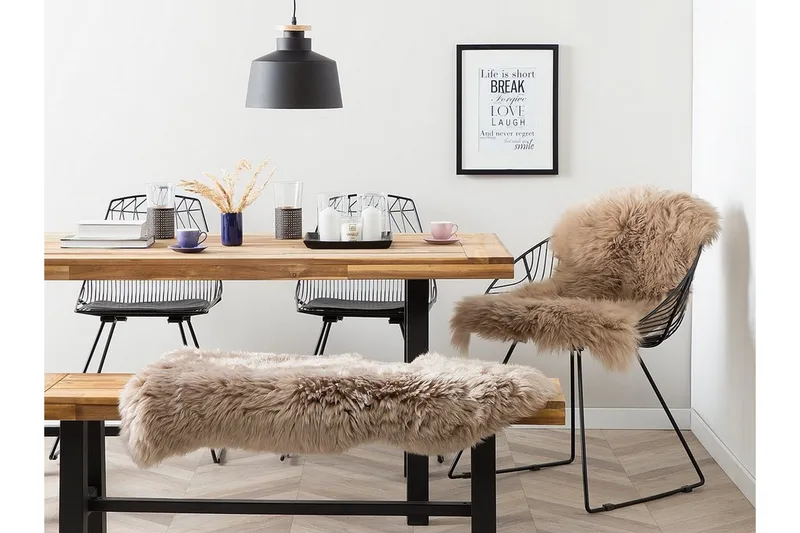 Uluru Saueskinn 65x110 cm, Brun