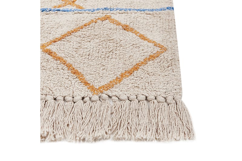 Skinnteppe Kuskan 160x230 cm - Beige - Tekstiler & tepper - Teppe & matte - Skinn & pelstepper