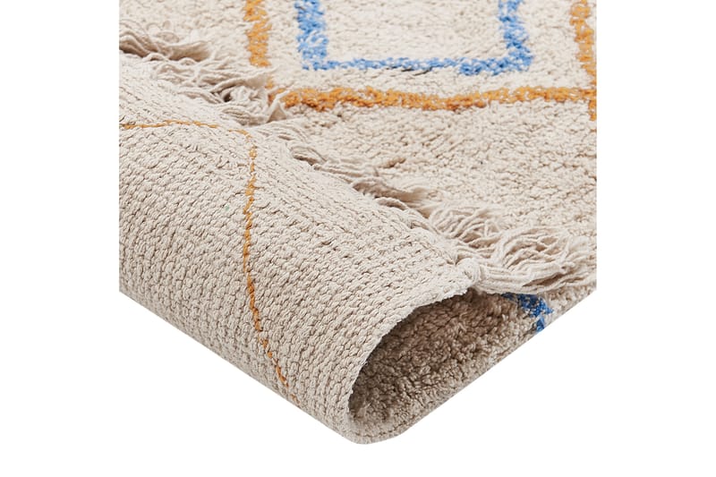 Skinnteppe Kuskan 160x230 cm - Beige - Tekstiler & tepper - Teppe & matte - Skinn & pelstepper