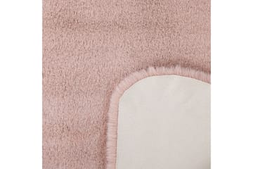 Skinnteppe Lunavada 60x90 cm - Rosa - Tekstiler & tepper - Teppe & matte - Skinn & pelstepper