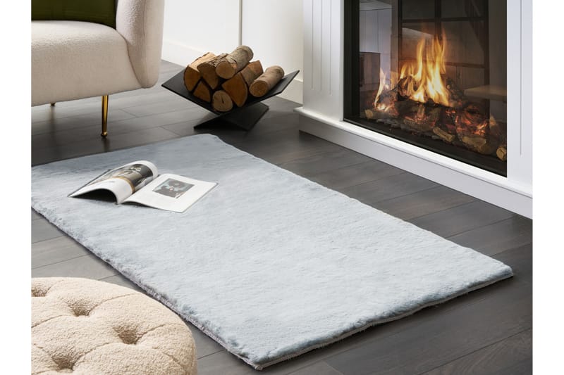 Skinnteppe Mirpur 80x150 cm - Grå - Tekstiler & tepper - Teppe & matte - Skinn & pelstepper