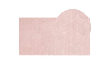 Skinnteppe Thatta 80x150 cm - Rosa - Tekstiler & tepper - Teppe & matte - Moderne matte - Ryetepper