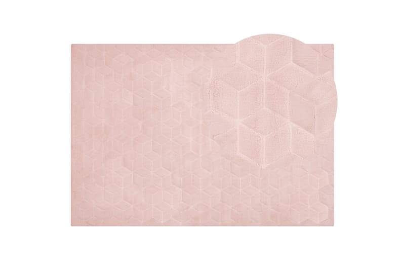 Skinnteppe Thatta 80x150 cm - Rosa - Tekstiler & tepper - Teppe & matte - Skinn & pelstepper