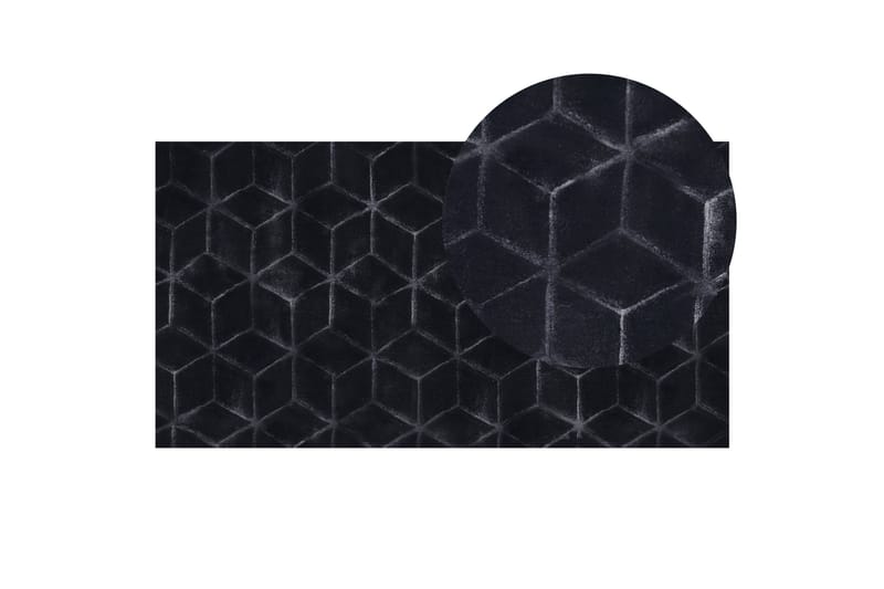 Skinnteppe Thatta 80x150 cm - Svart - Tekstiler & tepper - Teppe & matte - Skinn & pelstepper