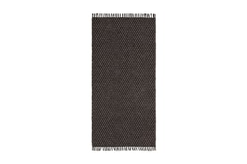 Bomullsmatte Julie 70x350 cm Svart - Horredsmattan - Tekstiler & tepper - Teppe & matte - Små tepper