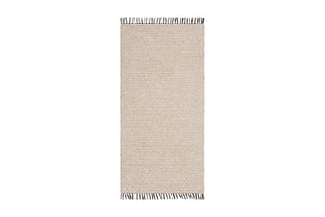 Bomullsteppe Julie 70x350 cm Hvit