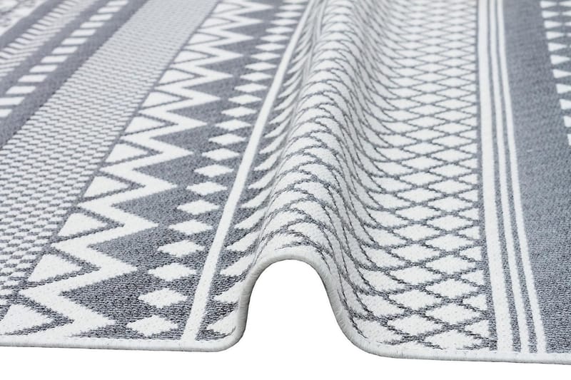 Eko Hali BomullsMatte 80x150 cm - Grå/Hvit - Tekstiler & tepper - Teppe & matte - Moderne matte - Bomullsmatter