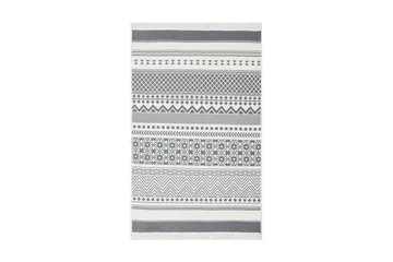 Eko Hali BomullsMatte 80x300 cm - Grå/Hvit - Tekstiler & tepper - Teppe & matte - Moderne matte - Bomullsmatter