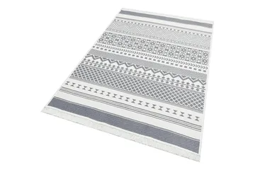 Eko Hali BomullsMatte 80x300 cm - Grå/Hvit - Tekstiler & tepper - Teppe & matte - Små tepper