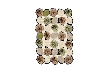 Homefesto Matte 80x120 cm - Multifarget - Tekstiler & tepper - Teppe & matte - Moderne matte - Wiltontepper