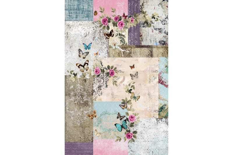 Homefesto Matte 80x120 cm - Multifarget - Tekstiler & tepper - Teppe & matte - Moderne matte - Wiltontepper