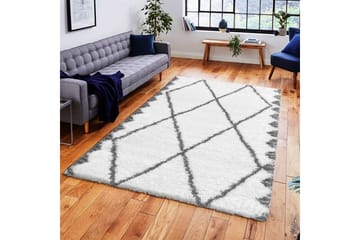 Irubhi Matte 80x150 cm - Hvit/Grå - Tekstiler & tepper - Teppe & matte - Moderne matte - Wiltontepper