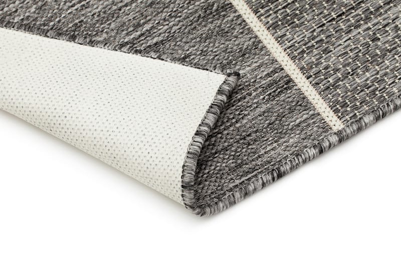 Madrid Square Flatvevd Matte 200x285 - Grå/Hvit - Tekstiler & tepper - Teppe & matte - Flatvevde tepper