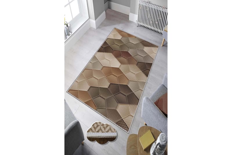 Matte Homefesto 50x80 cm - Multifarget - Tekstiler & tepper - Teppe & matte - Moderne matte - Friezematte