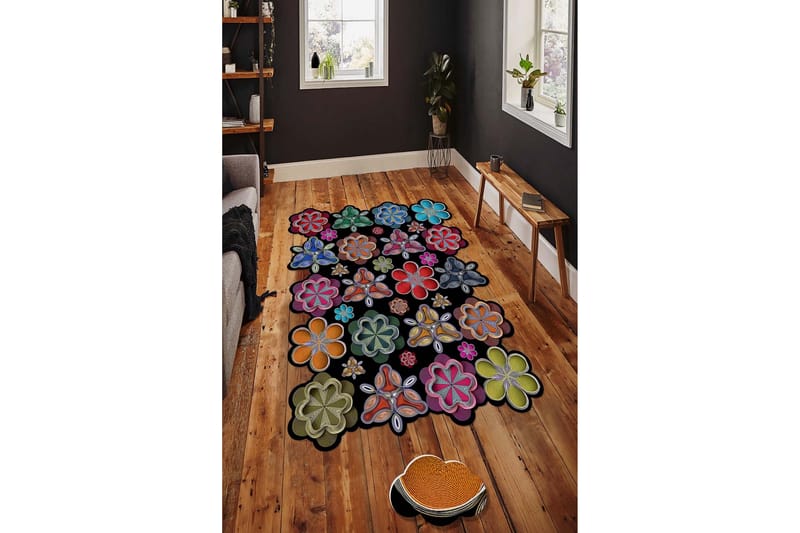 Matte Homefesto 80x150 cm - Multifarget - Tekstiler & tepper - Teppe & matte - Moderne matte - Friezematte