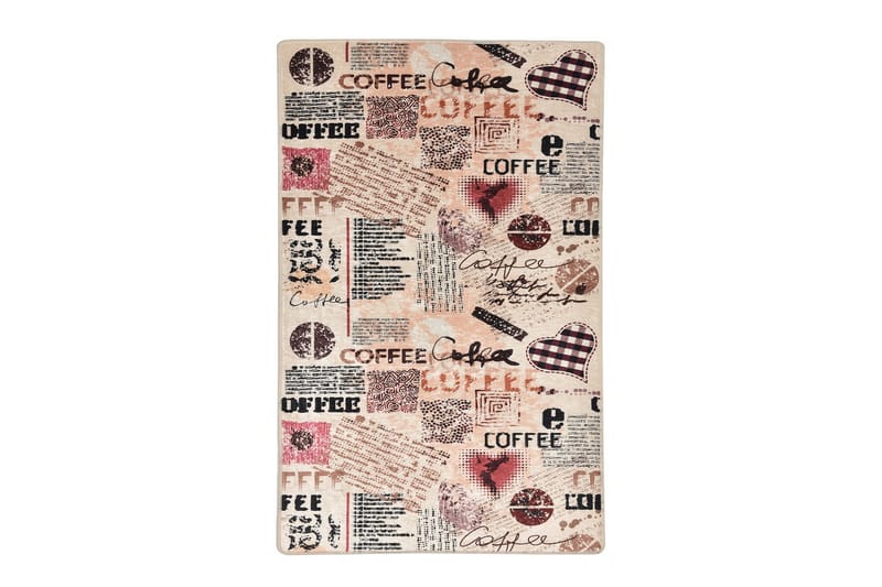 Matte Koffie 80x150 cm - Flerfarget/Fløyel - Teppe & matte - Små tepper