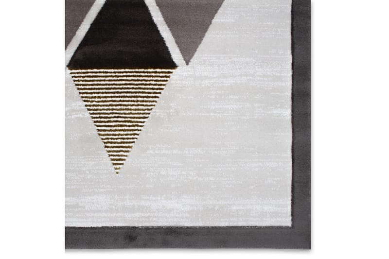 Matte Tacettin 80x150 cm - Hvit/Gull/Grå - Små tepper - Teppe & matte