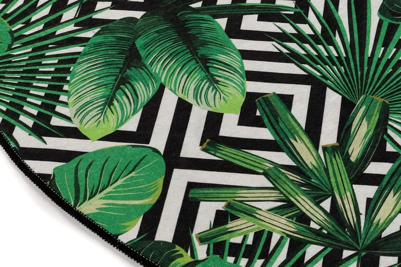Matte Tropic Oval DJT - Flerfarget/Fløyel - Tekstiler & tepper - Teppe & matte - Små tepper