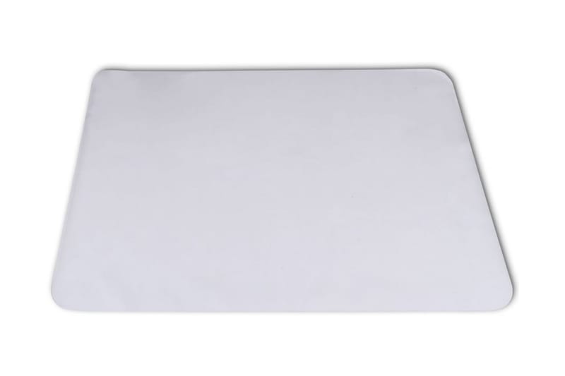 Gulvmatte for beskyttelse av laminat/teppe 90 cm x 90 cm - Hvit - Gulvbeskyttelse