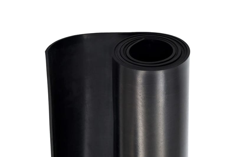 Gulvmatte antiskli gummi 1,2x2 m 4 mm glatt - Gulvbeskyttelse - Sklimatter