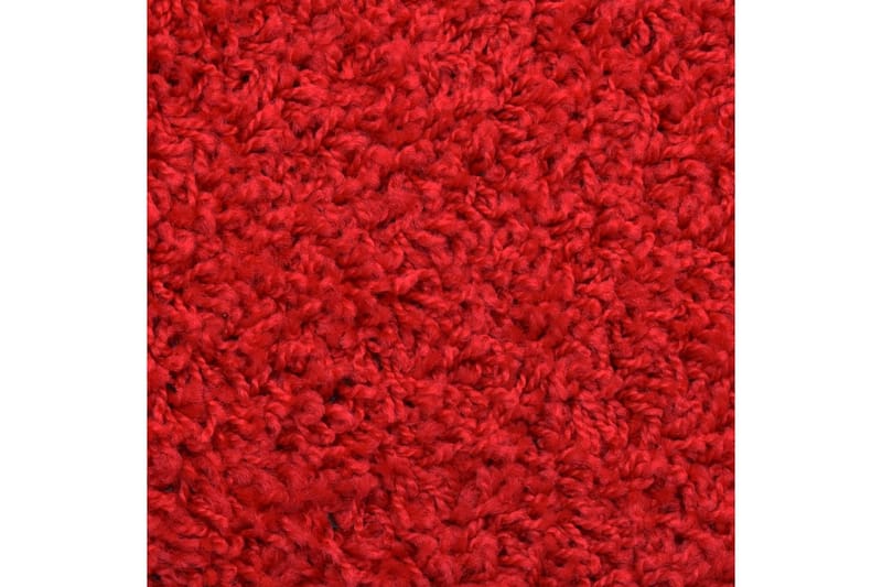 Trappematter 15 stk rød 65x25 cm - Rød - Trappetrinnstepper