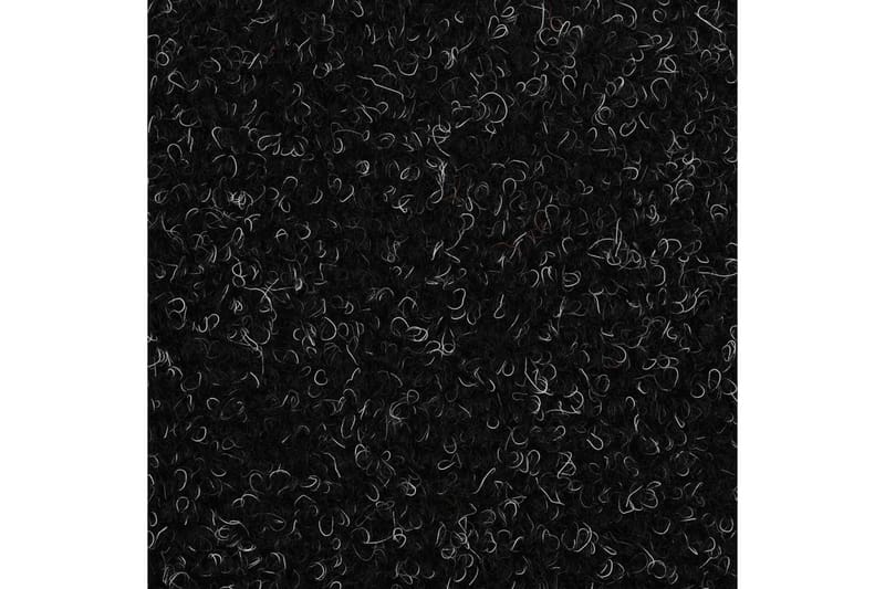 Selvklebende trappematter 10 stk svart 54x16x4 cm - Svart - Trappetrinnstepper