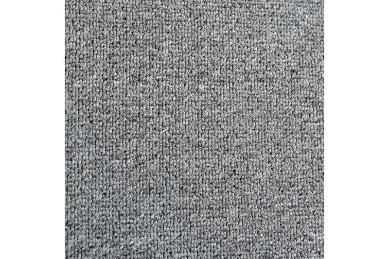 Teppeløper mørkegrå 50x100 cm - Grå - Trappetrinnstepper