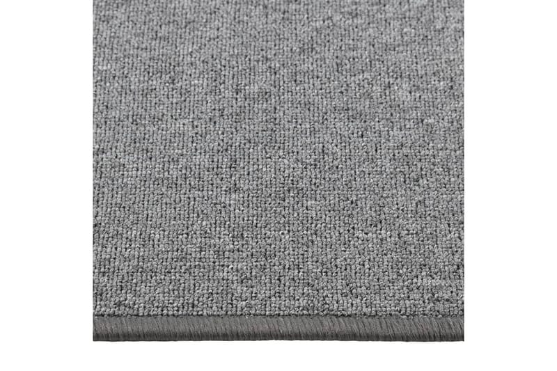 Teppeløper mørkegrå 50x250 cm - Grå - Trappetrinnstepper
