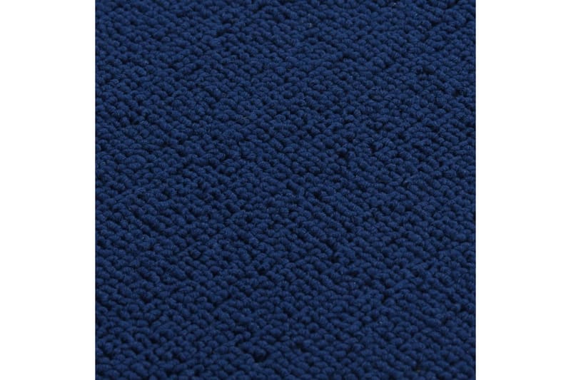 Trappematter 15 stk 75x20 cm marineblå sklisikker - Blå - Trappetrinnstepper