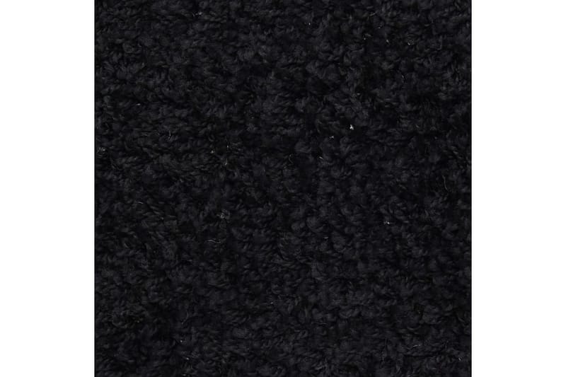 Trappematter 15 stk svart 65x25 cm - Svart - Trappetrinnstepper