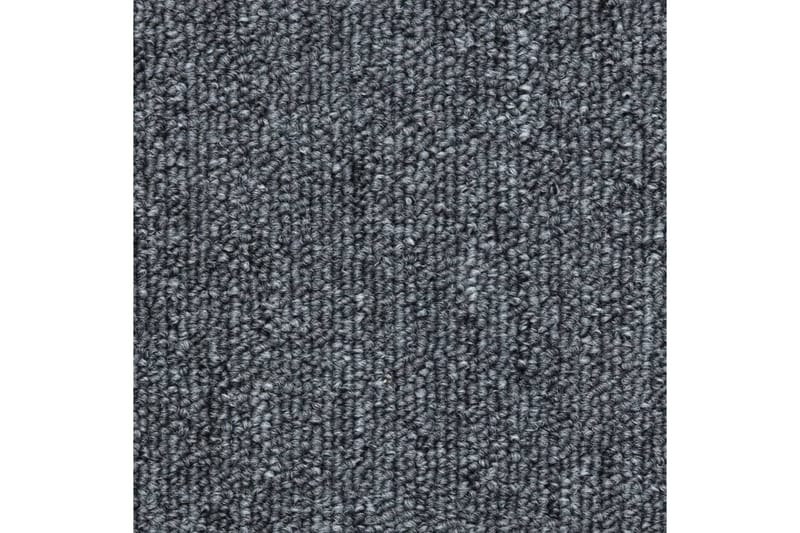 Trappematter mørk grå 15 stk 65x24x4 cm - Grå - Trappetrinnstepper