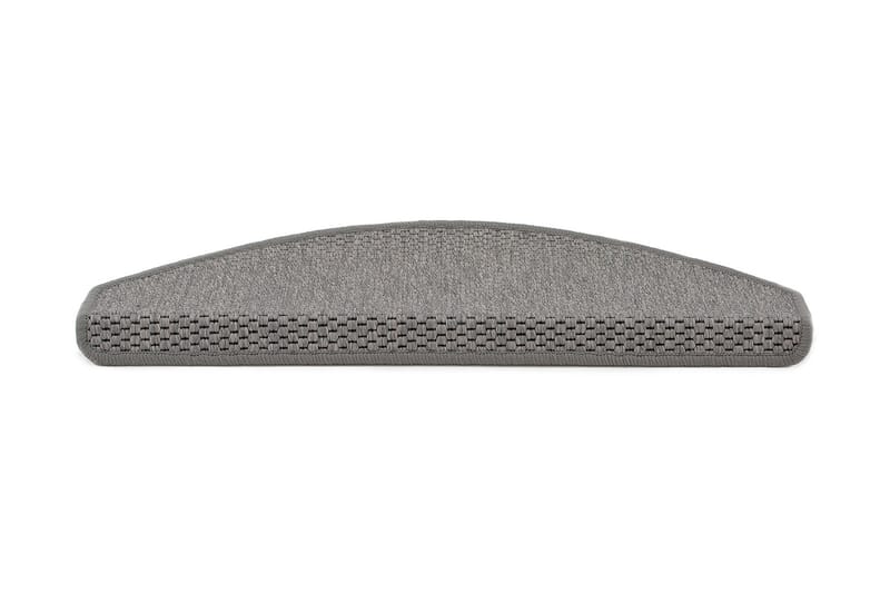 TrappstegsMatte Rustik 25x65 cm 15-pk - Grå - Trappetrinnstepper - Små tepper