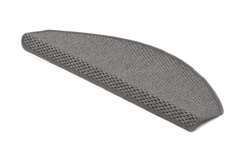 TrappstegsMatte Rustik 25x65 cm 15-pk - Grå - Trappetrinnstepper - Små tepper