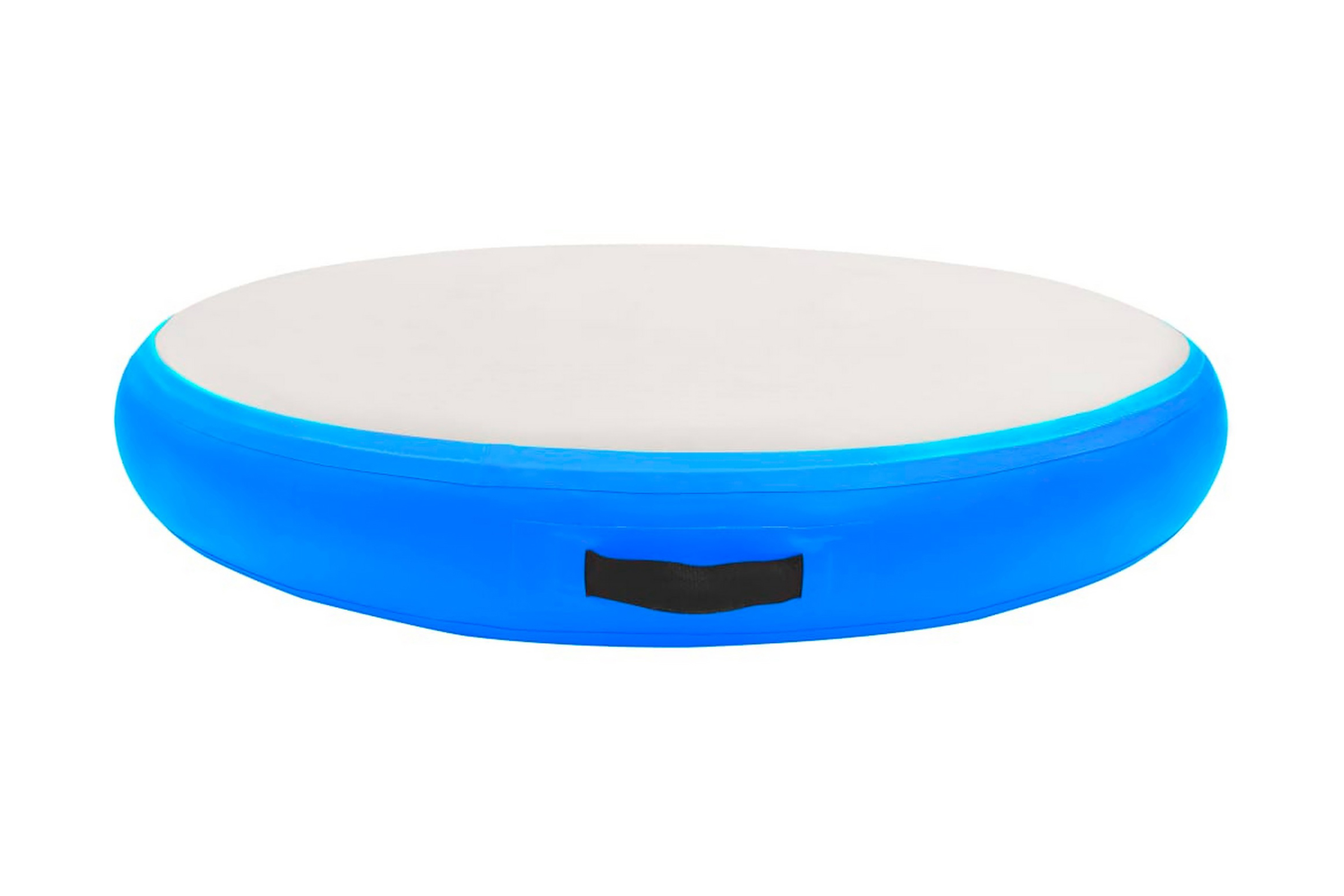 Be Basic Oppblåsbar gymnastikkmatte med pumpe 100x100x10 cm PVC blå -