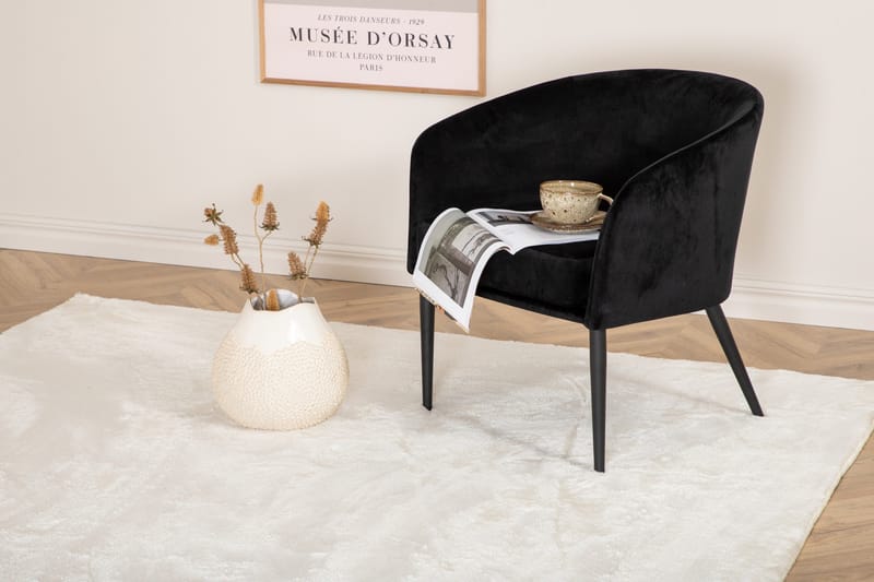 Blanca Flatvevd Matte 160x230 cm - Hvid - Tekstiler & tepper - Teppe & matte - Moderne matte - Ryetepper