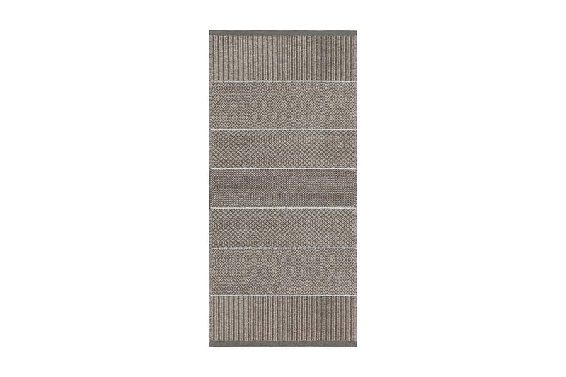 Bomullsmatta Alice Mixed 200x250 cm Mørkegrå - Horredsmattan - Tekstiler & tepper - Teppe & matte - Moderne matte - Bomullsmatter